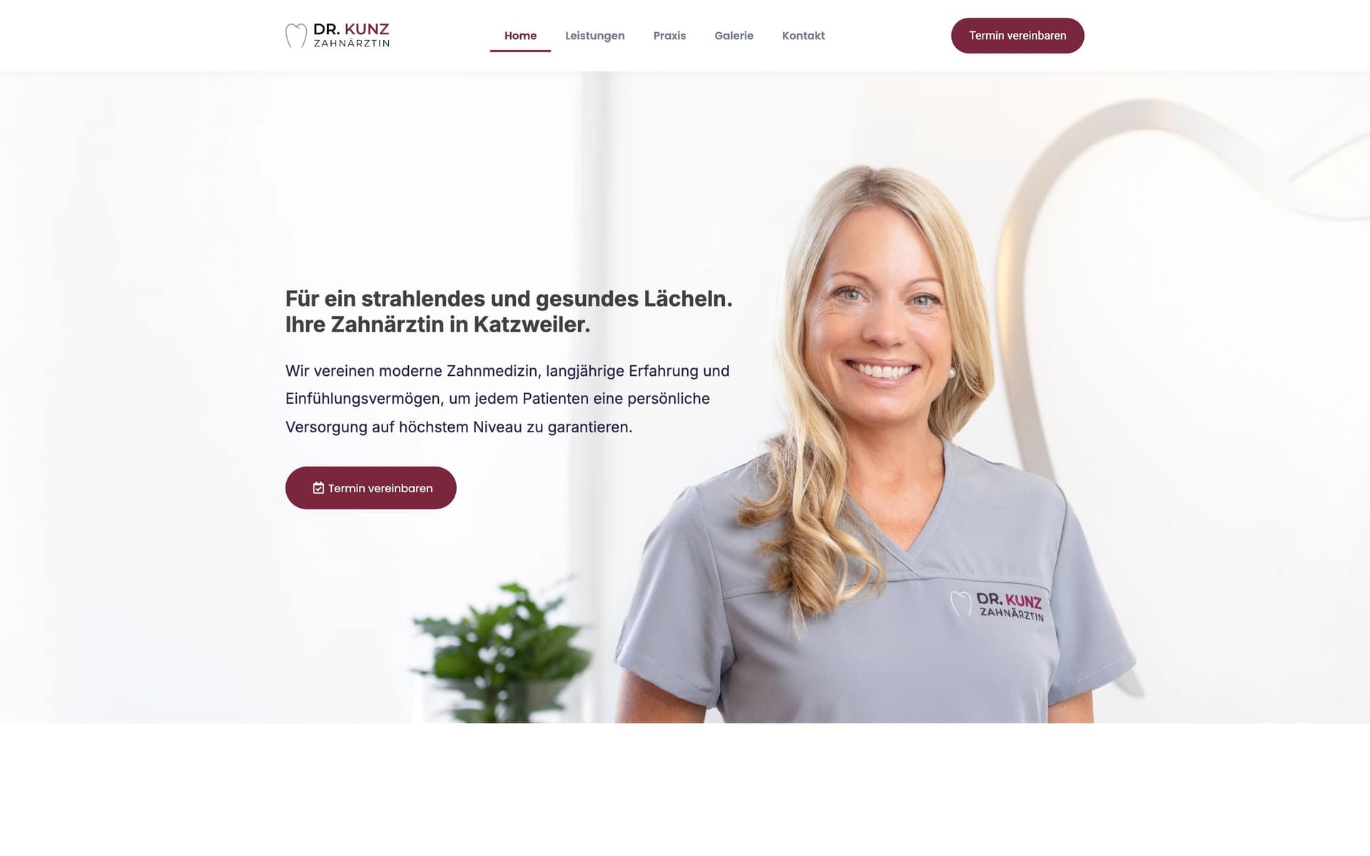 Website von Dr. Kunz