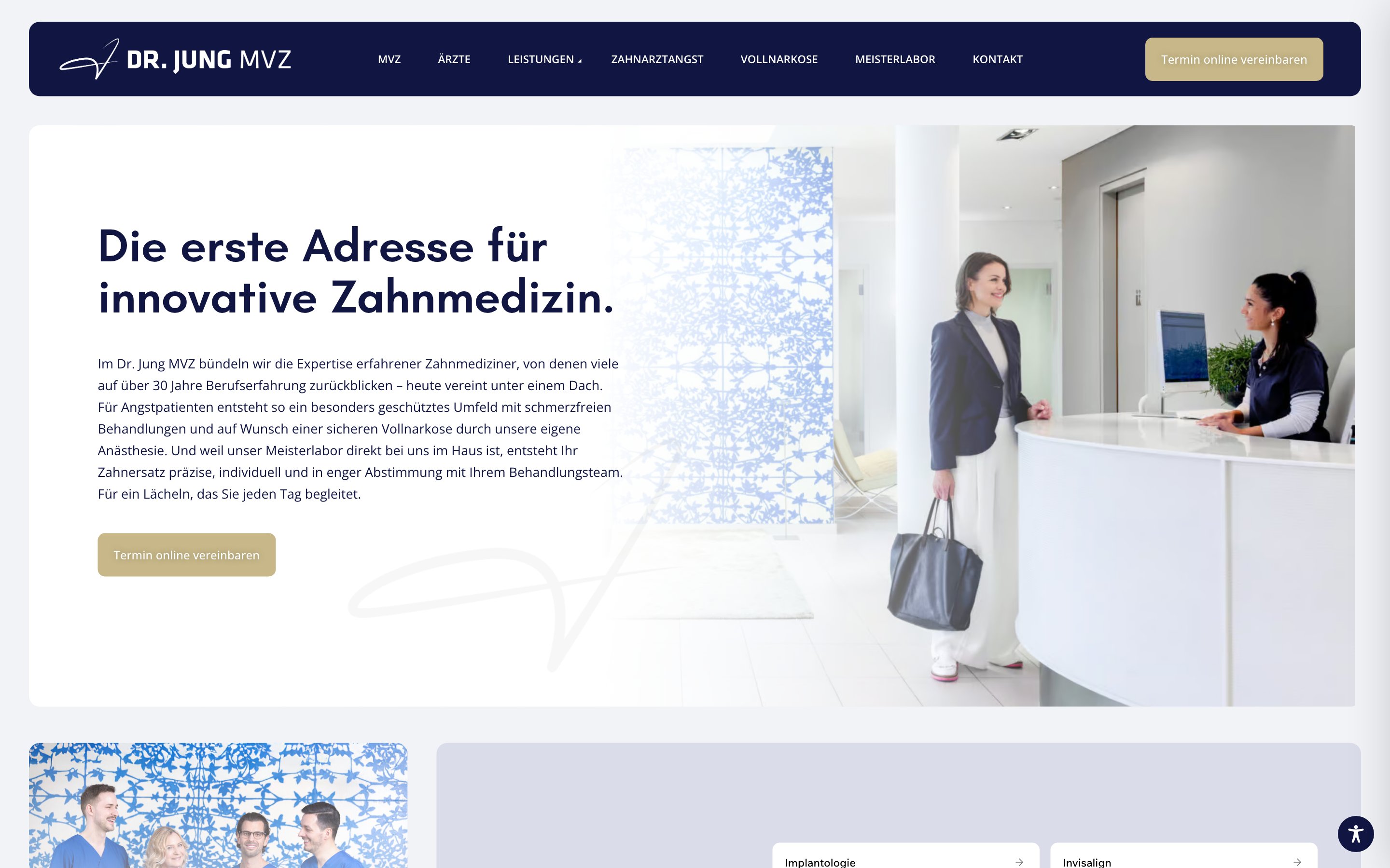 Website von Dr. Jung MVZ